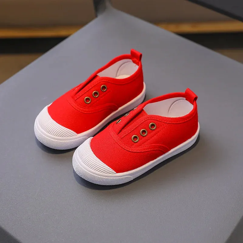 2023 New Spring Autumn Kids Shoes for Boys Girls Canvas Shoes Fashion Children Casual Canvas Sneakers Soft Boys Girls Sneakers