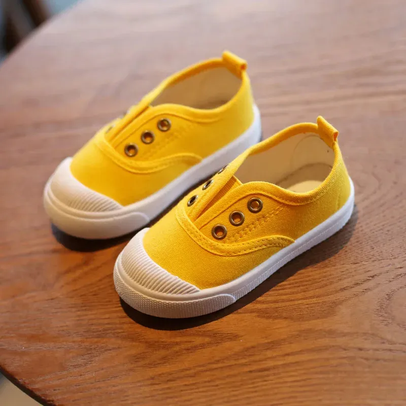 2023 New Spring Autumn Kids Shoes for Boys Girls Canvas Shoes Fashion Children Casual Canvas Sneakers Soft Boys Girls Sneakers