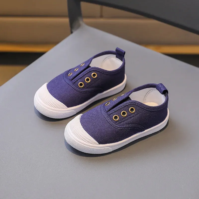 2023 New Spring Autumn Kids Shoes for Boys Girls Canvas Shoes Fashion Children Casual Canvas Sneakers Soft Boys Girls Sneakers