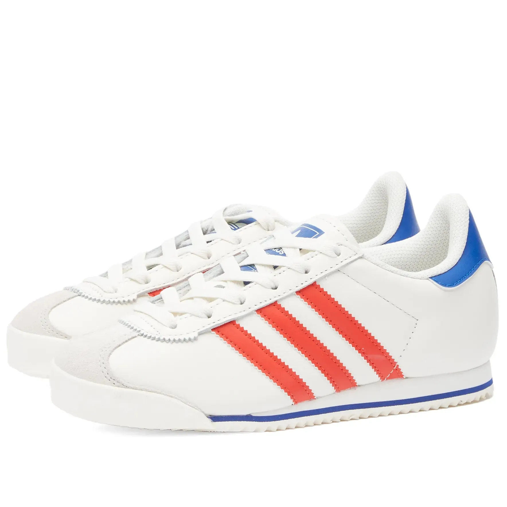 Adidas Kick sneakers, white/red/blue