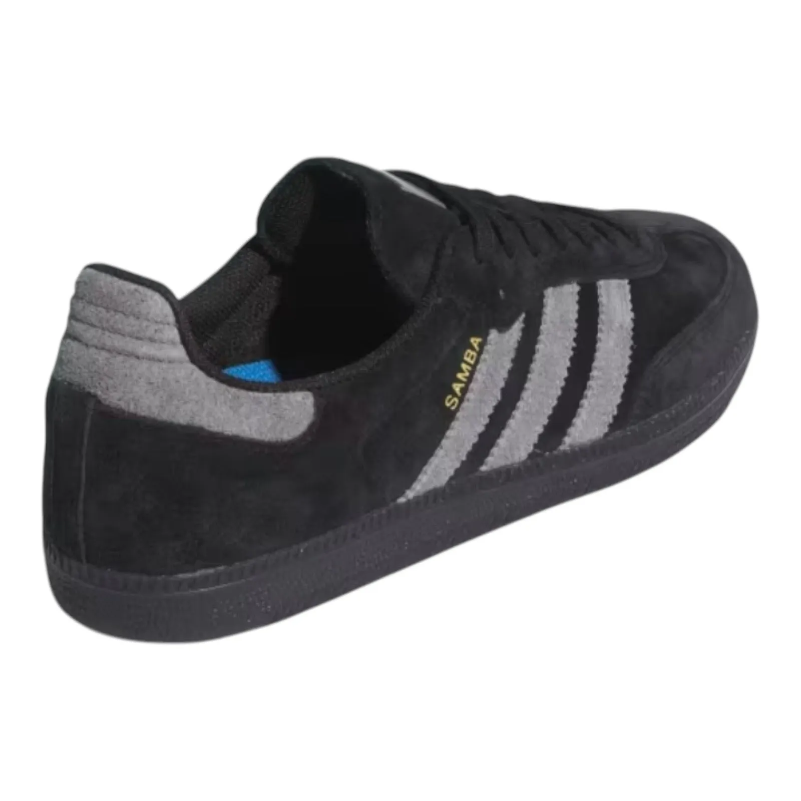 ADIDAS SAMBA ADV SHOES Core Black / Grey Four / Gold Metallic