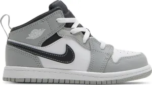 Air Jordan 1 Mid TD Light Smoke Gray