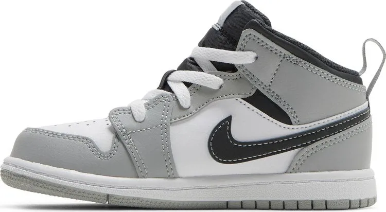 Air Jordan 1 Mid TD Light Smoke Gray