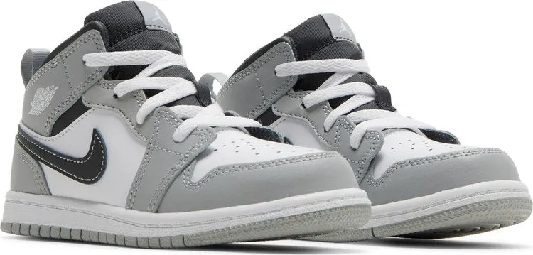 Air Jordan 1 Mid TD Light Smoke Gray