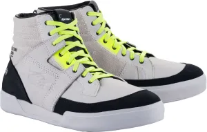 Alpinestars AS-DSL Akio Motorcycle Shoes Light Gray Green