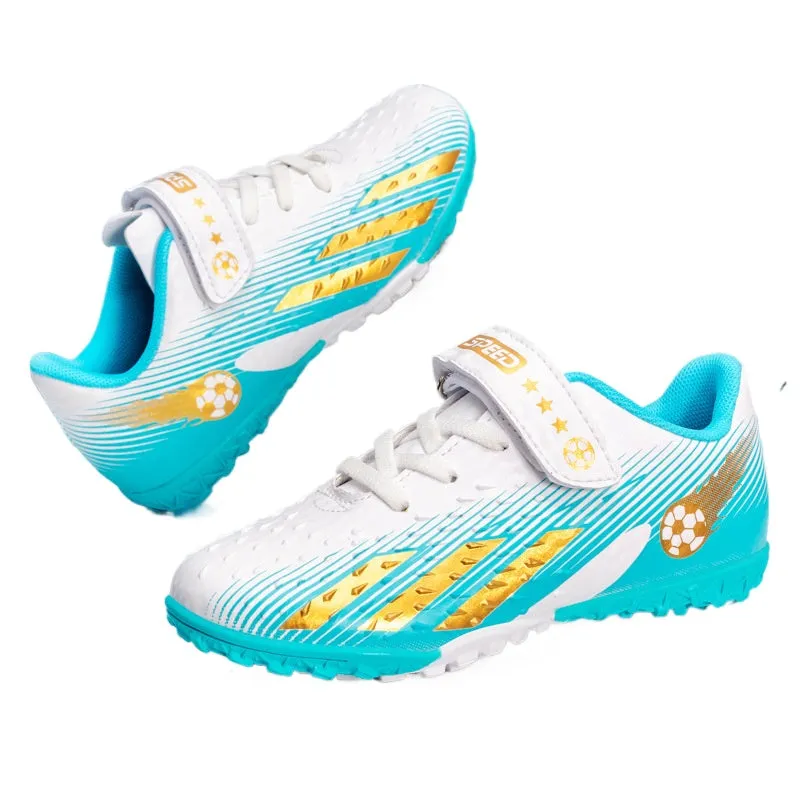 Anti-Slip Kids' Soccer Shoes, TF Studs, Ages 6-12