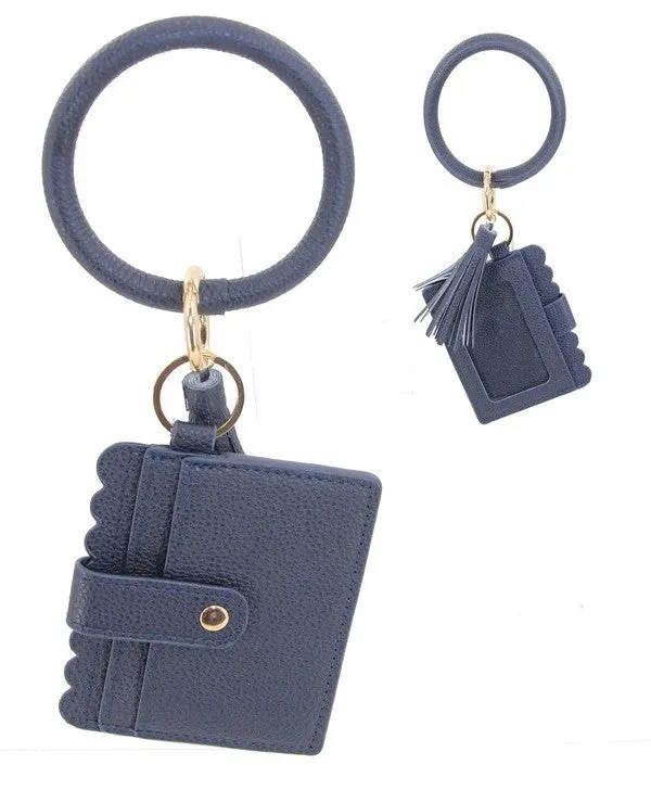 Bangle Keychain and Wallet w/ID Window