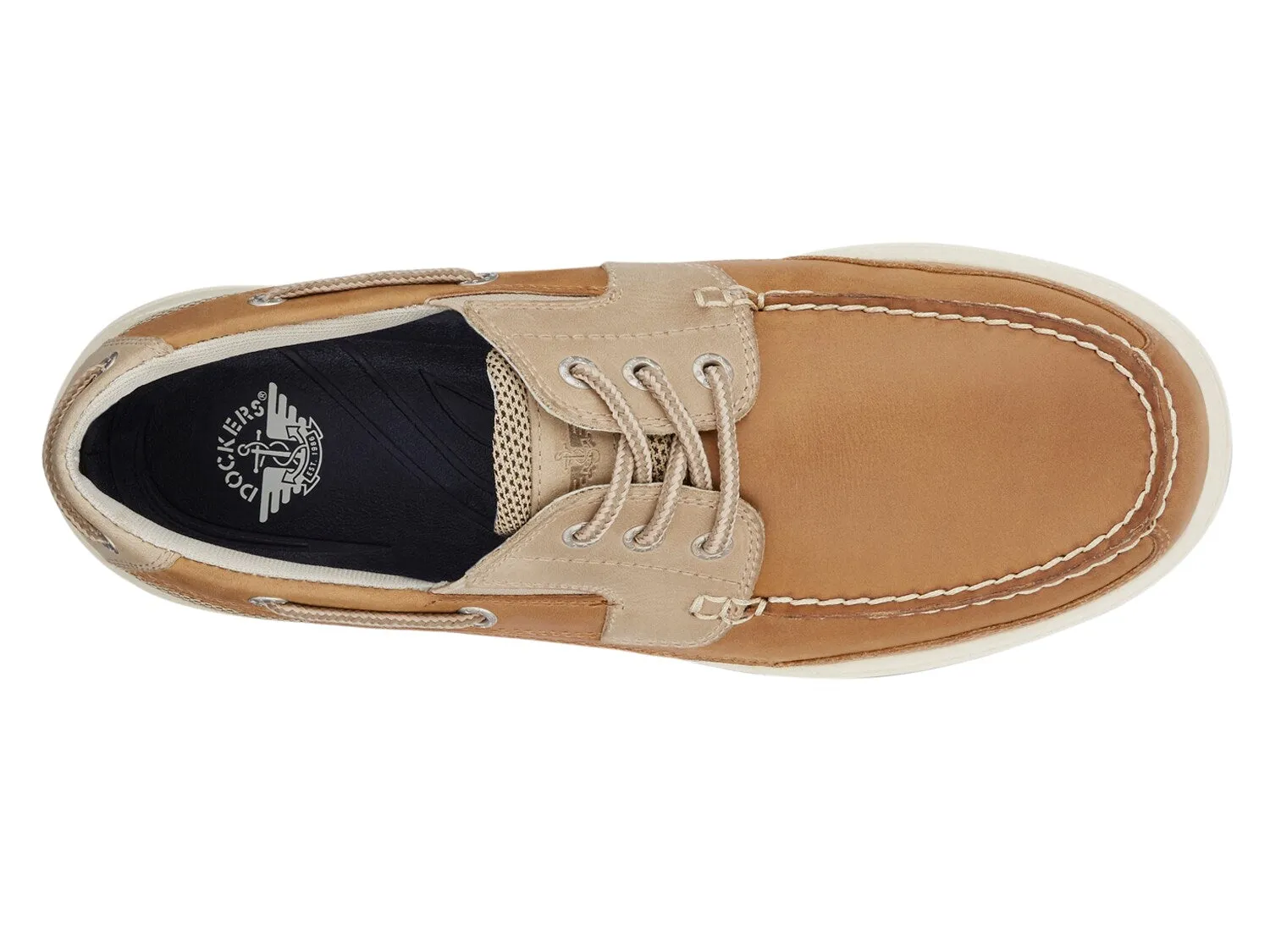 Beacon Dockers boat shoes, light brown/dark gray