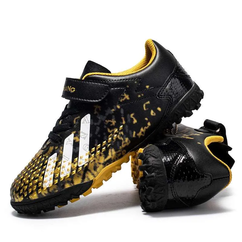 Boys' Soccer Shoes, Magic Tape, Turf Training Shoes, Outdoor Sports