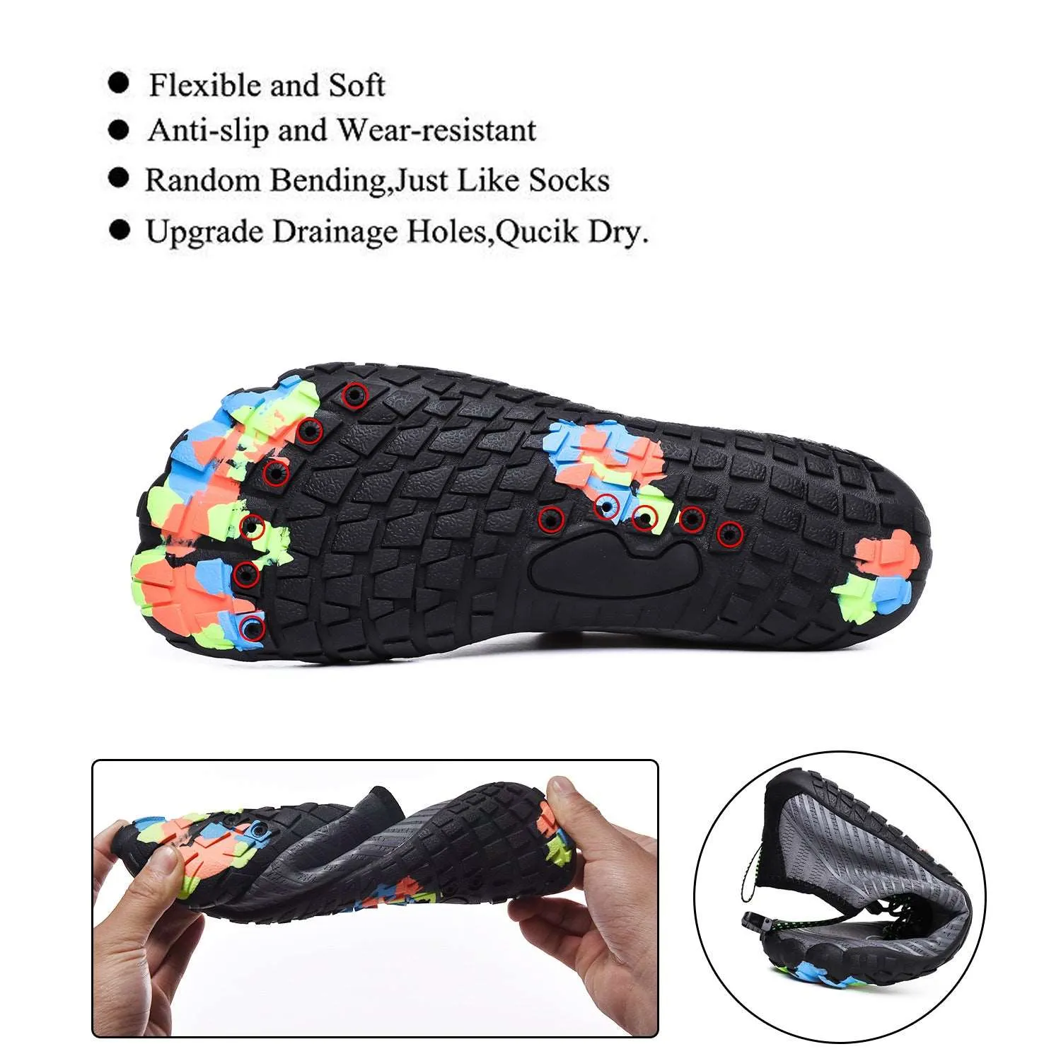 Breathable Anti-Slip Amphibious Water Shoes