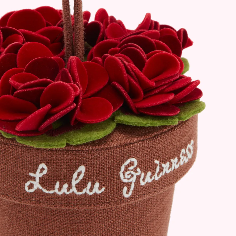 BROWN GERANIUM FLOWER POT BAG