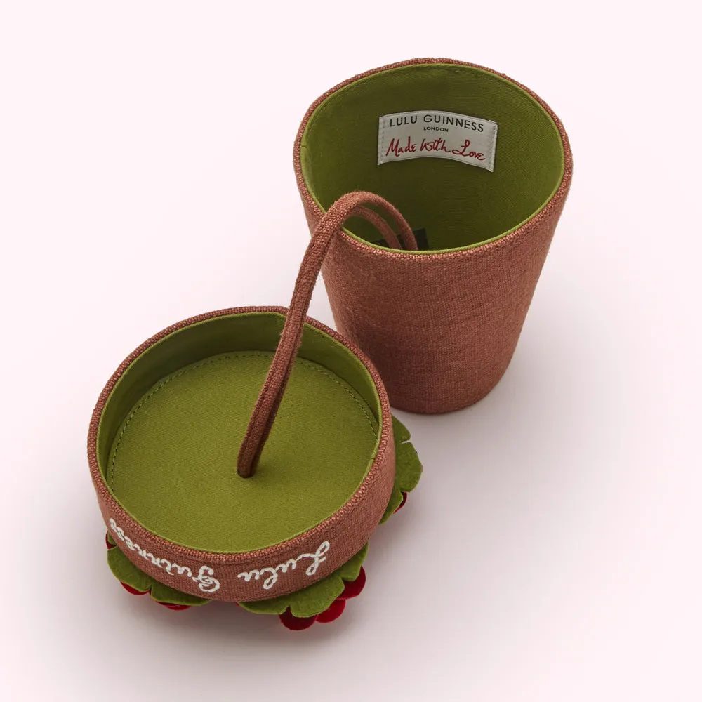 BROWN GERANIUM FLOWER POT BAG