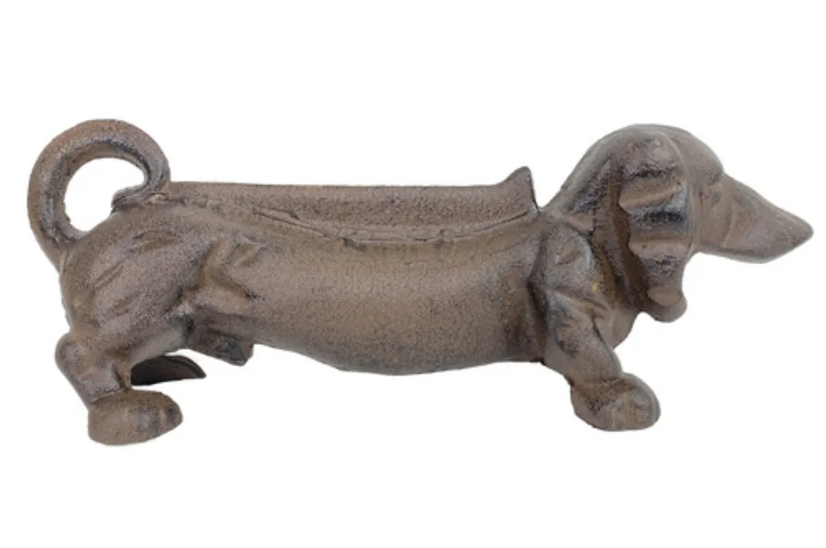 Cast Iron Dachshund Dog Boot Scraper