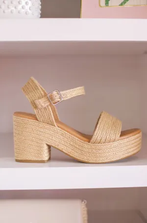 Castle Light Tan Jute Sandal