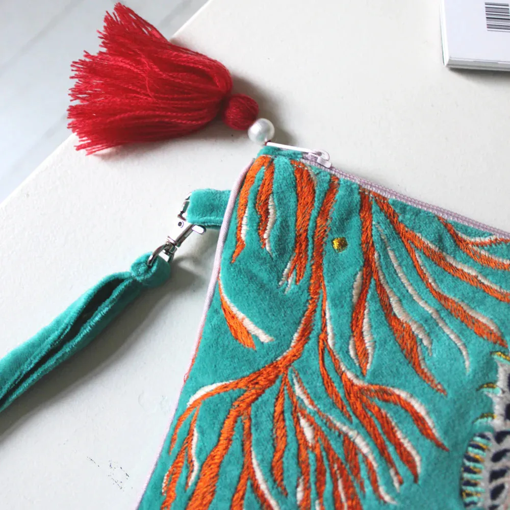 Coral Fish/Seahorse Clutch Bag-house ot disaster