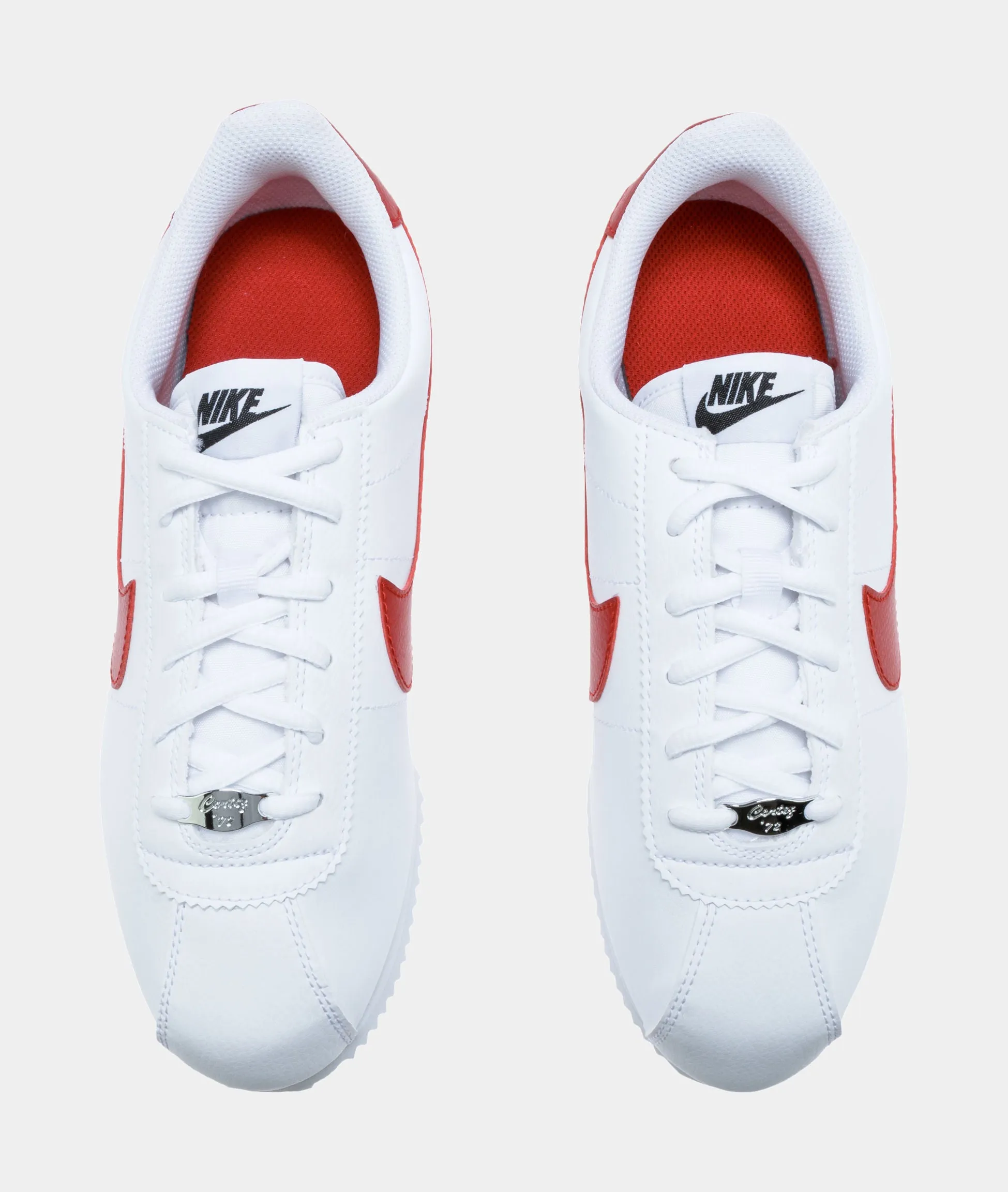 Cortez SL Grade School Lifestyle Shoe (White/Red)