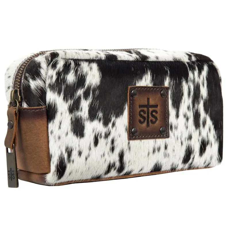 Cowhide Bebe Cosmetic Bag