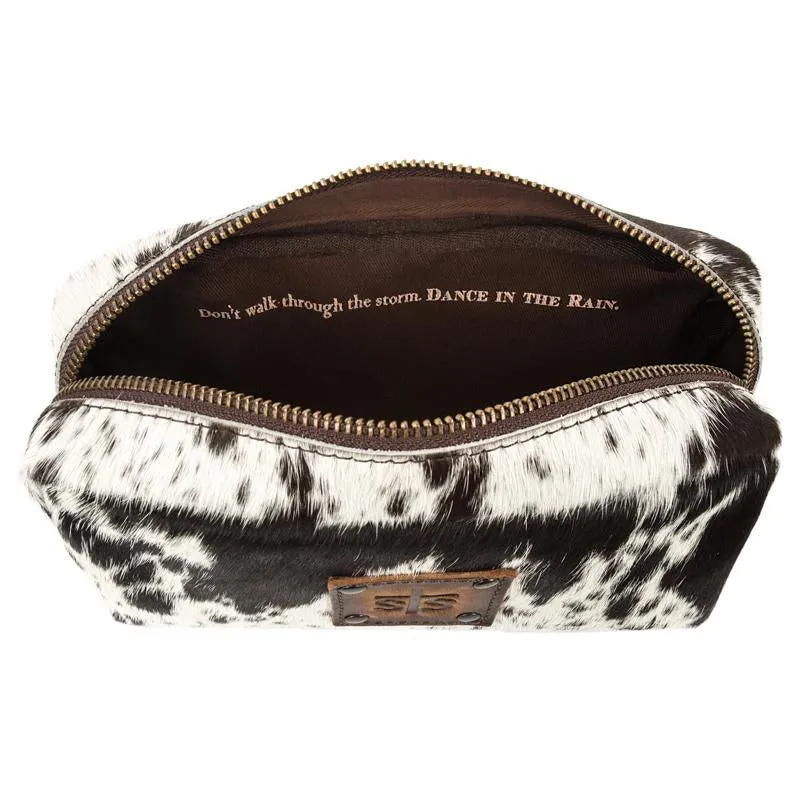 Cowhide Bebe Cosmetic Bag