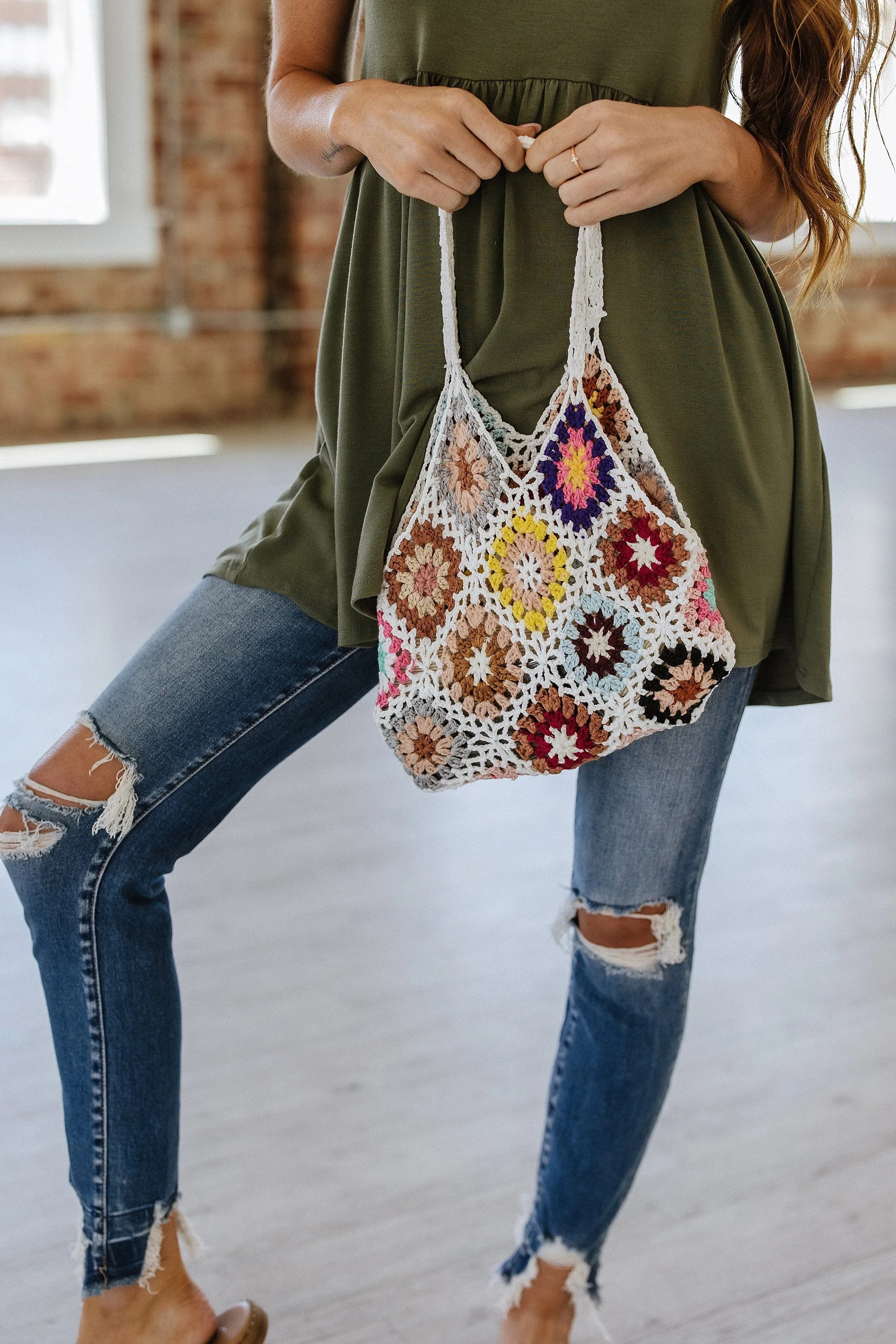 Crochet Retro Hollowed Handbag