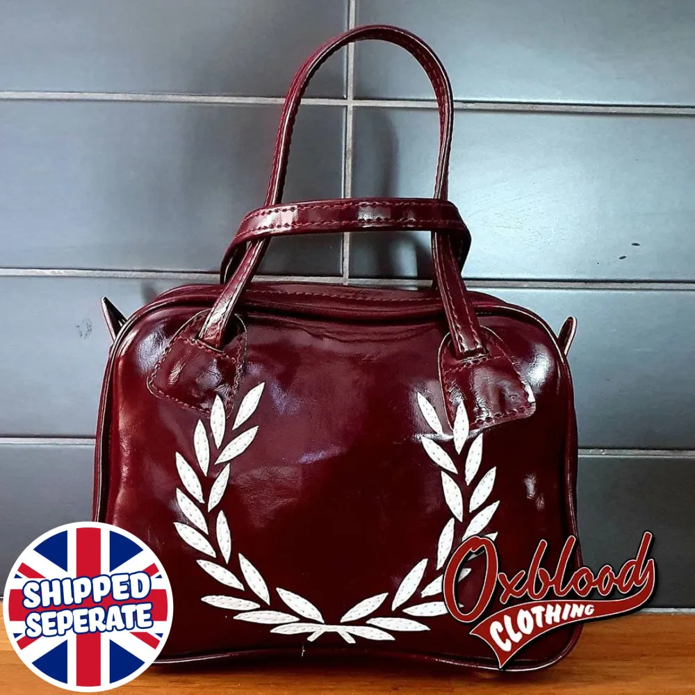 CUSTOM Hand-made Unique Handbag - Vinyl - Hand-stitched Bag