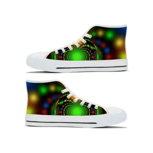 Diverse Panda Christmas Light Hi Tops