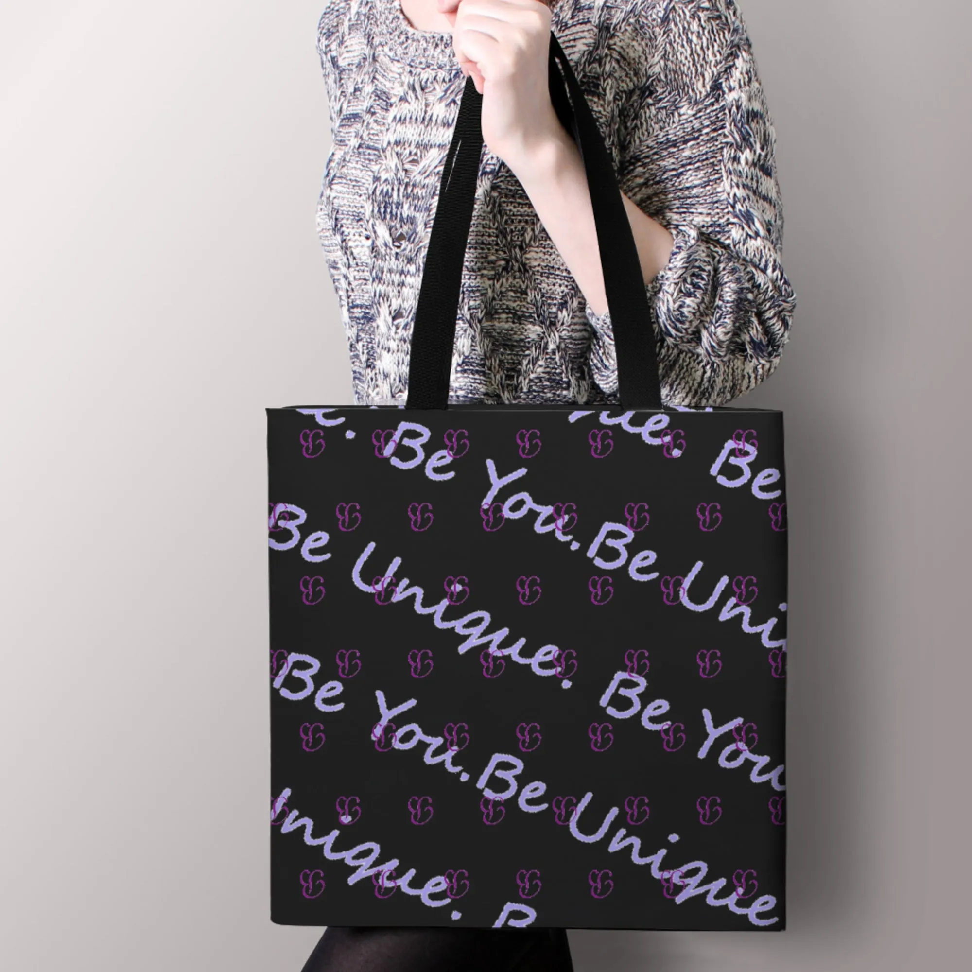 EtherealBe Black Canvas Bag - Be Unique. Be You.