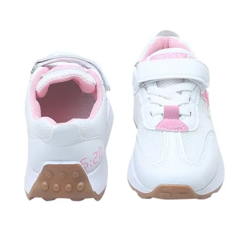 Hopscotch Girls PU Text Print Athletic Shoes in Pink Color, UK: 10 (XZY-4575217)