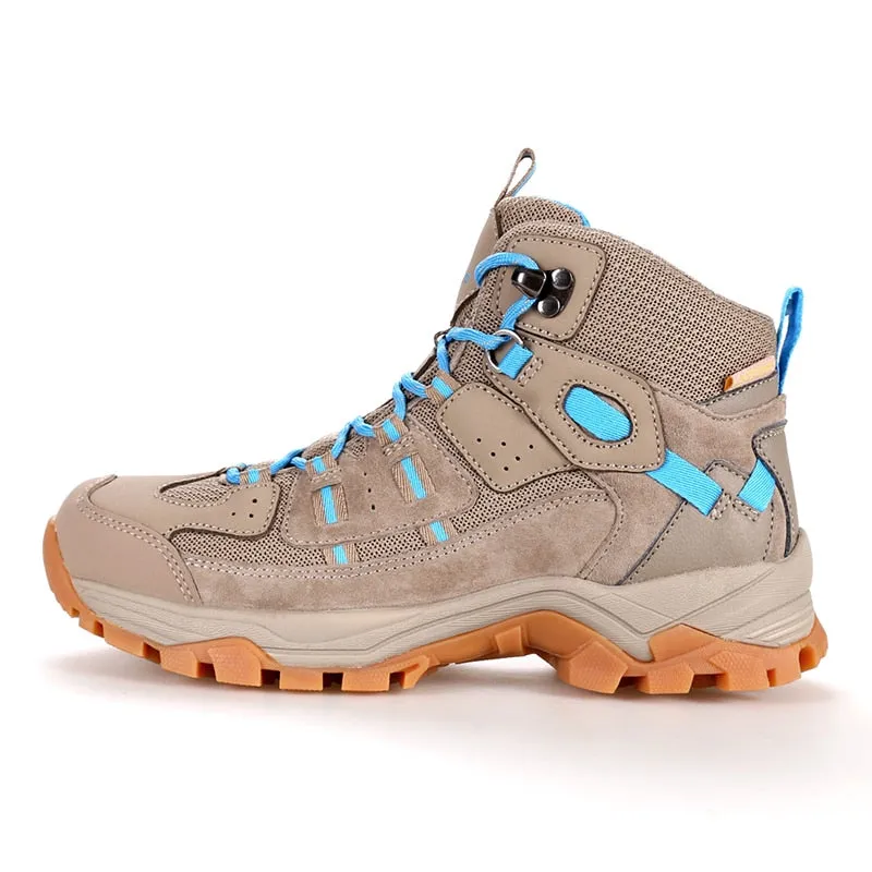 HUMTTO  Hiking Boots of Genuine Leather for Men and Women