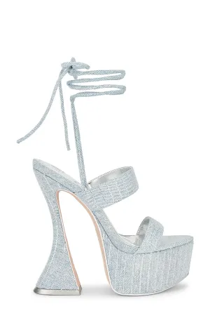 JLO Jennifer Lopez x REVOLVE Crosby Sandals in Light Blue