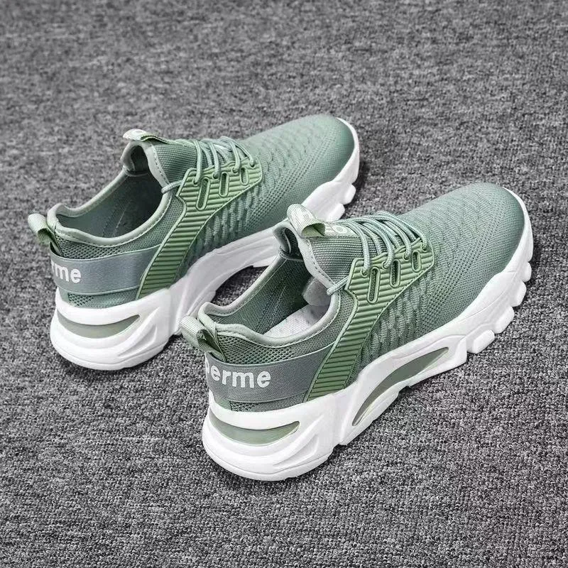 Lace-up Fashion Sneakers Sports Comfortable Breathable Men Running Shoes Hot Sale Non-slip Training Shoes