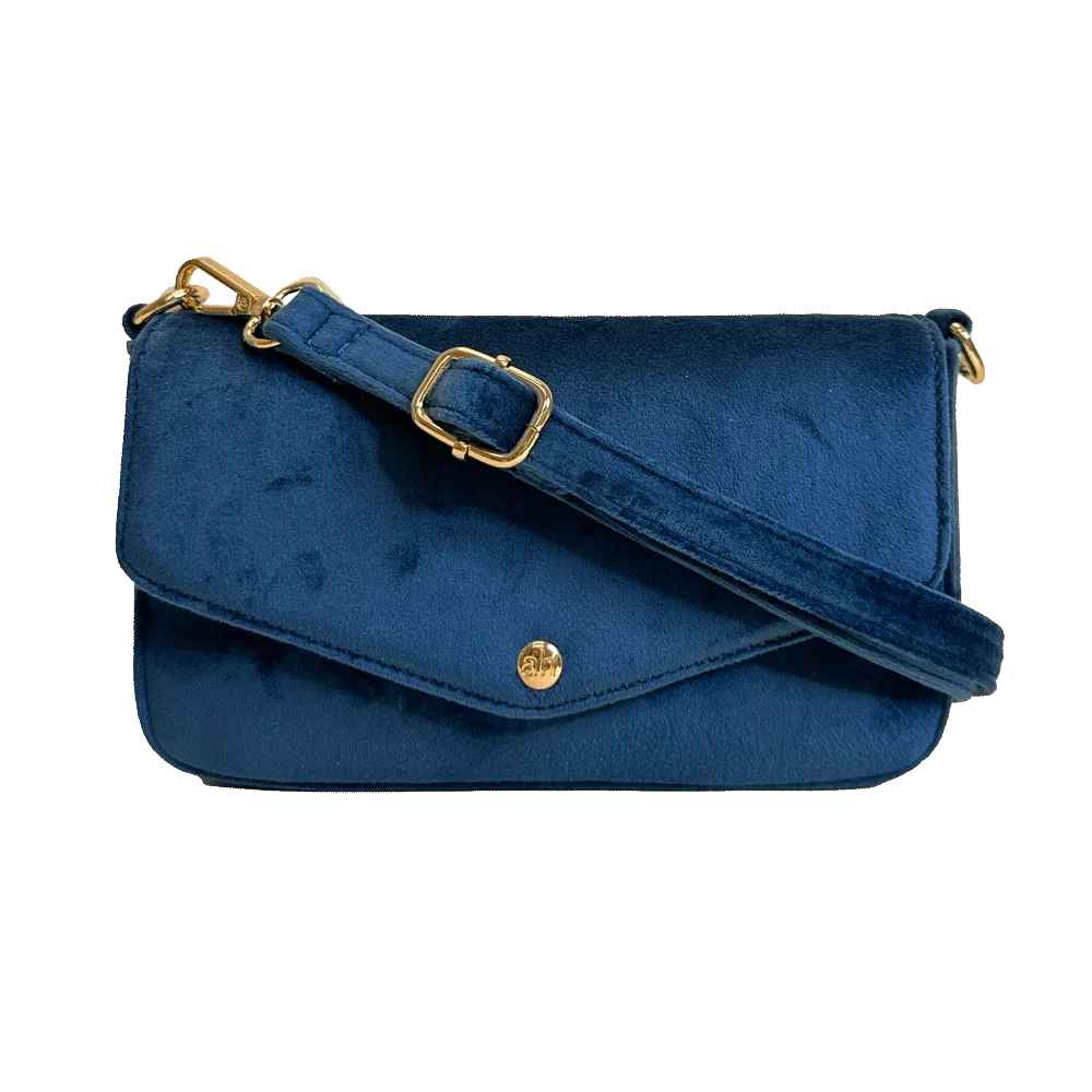 Louise Velvet Flap Bag