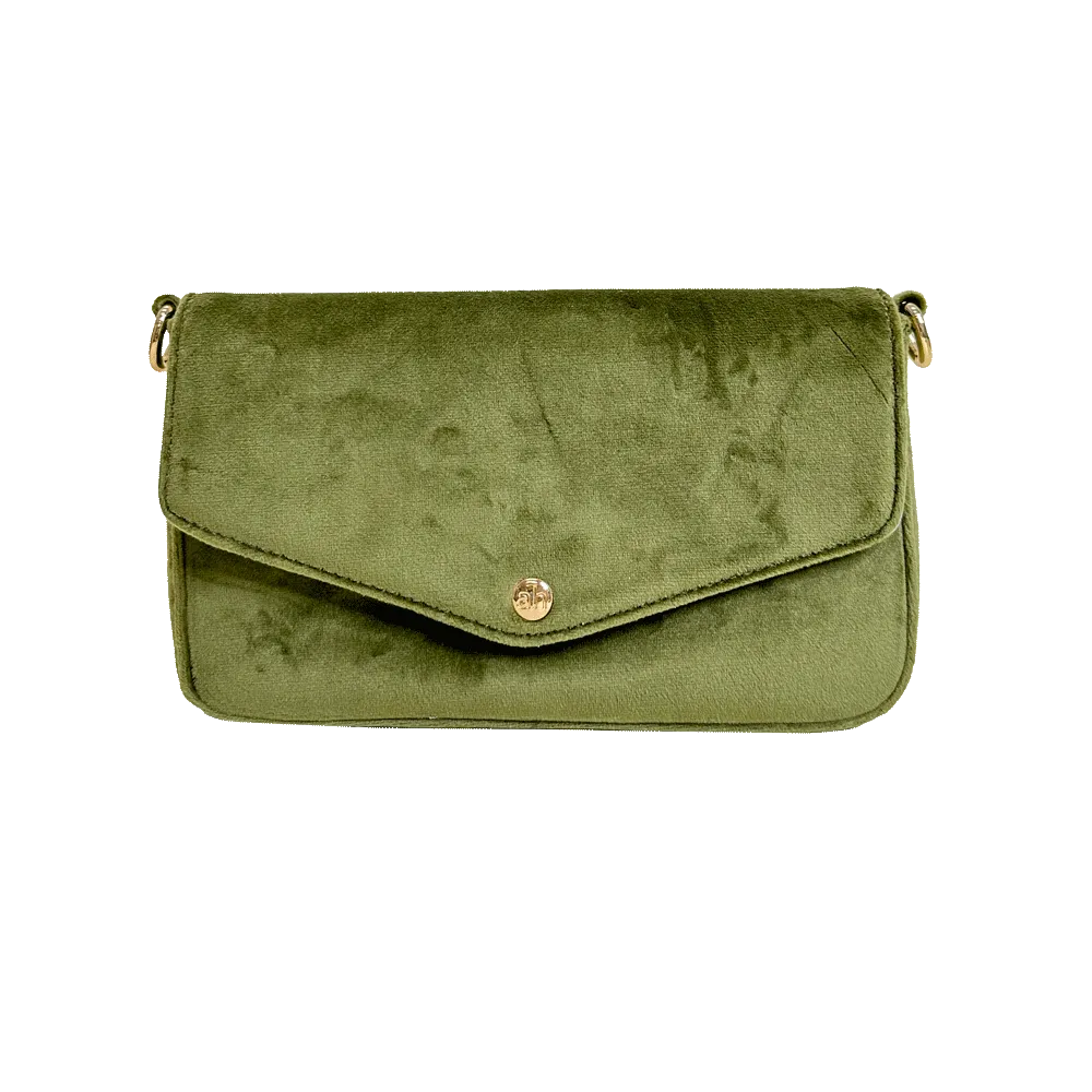 Louise Velvet Flap Bag