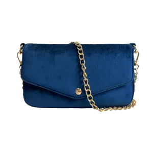 Louise Velvet Flap Bag