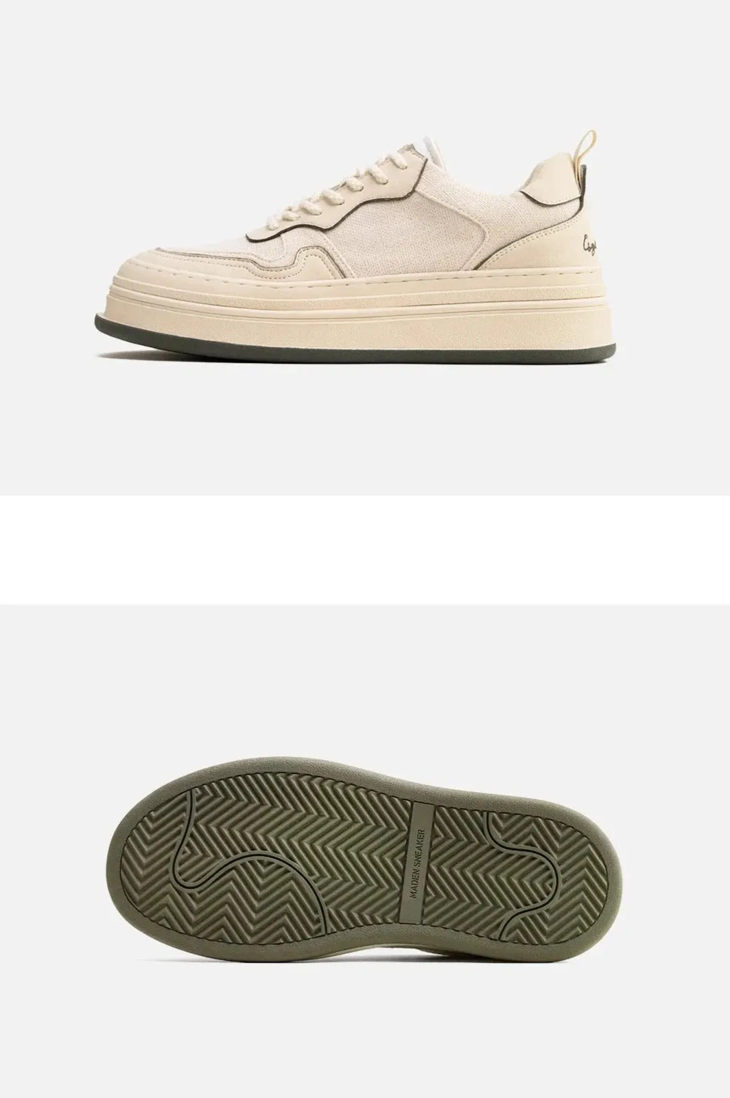 MADEN Retro Light Linen Sneakers