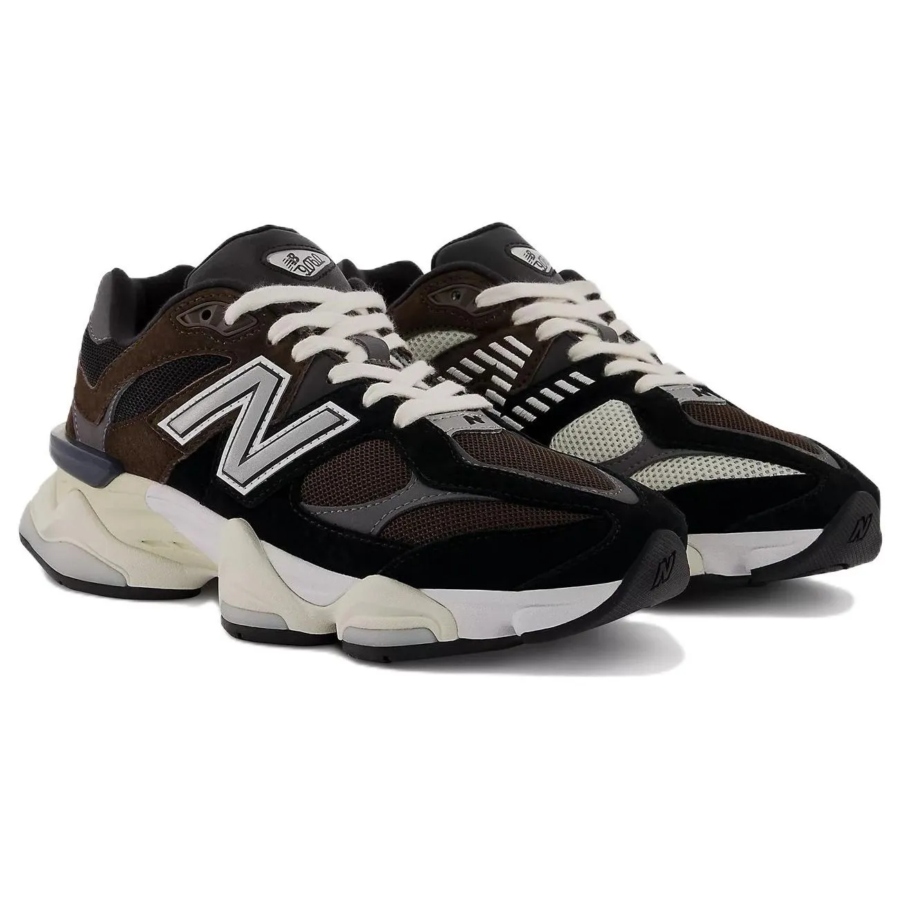 New Balance 9060 sneakers, black/dark brown