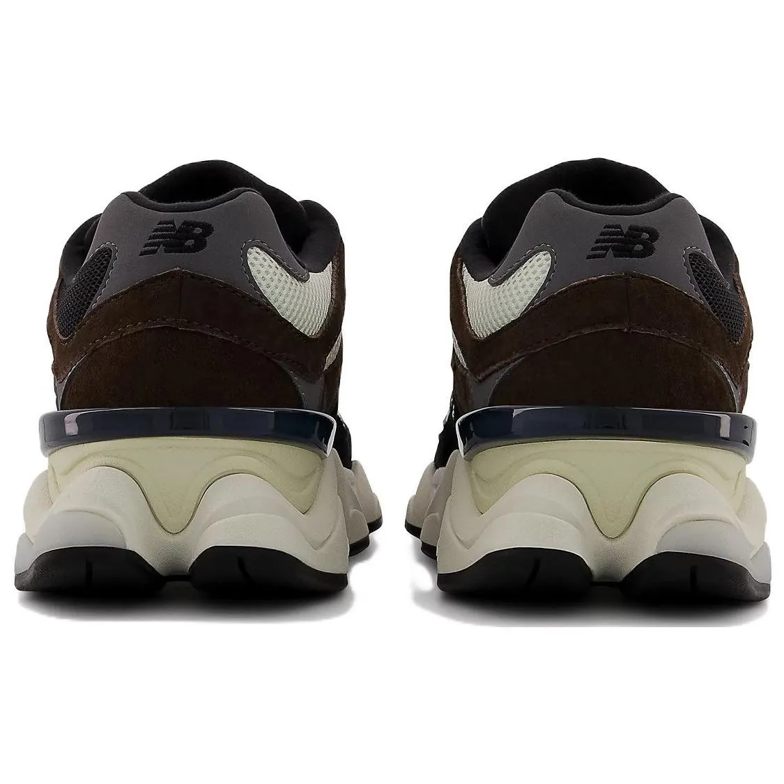 New Balance 9060 sneakers, black/dark brown