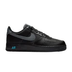 Nike Air Force 1 Low 'Black Light Blue', black