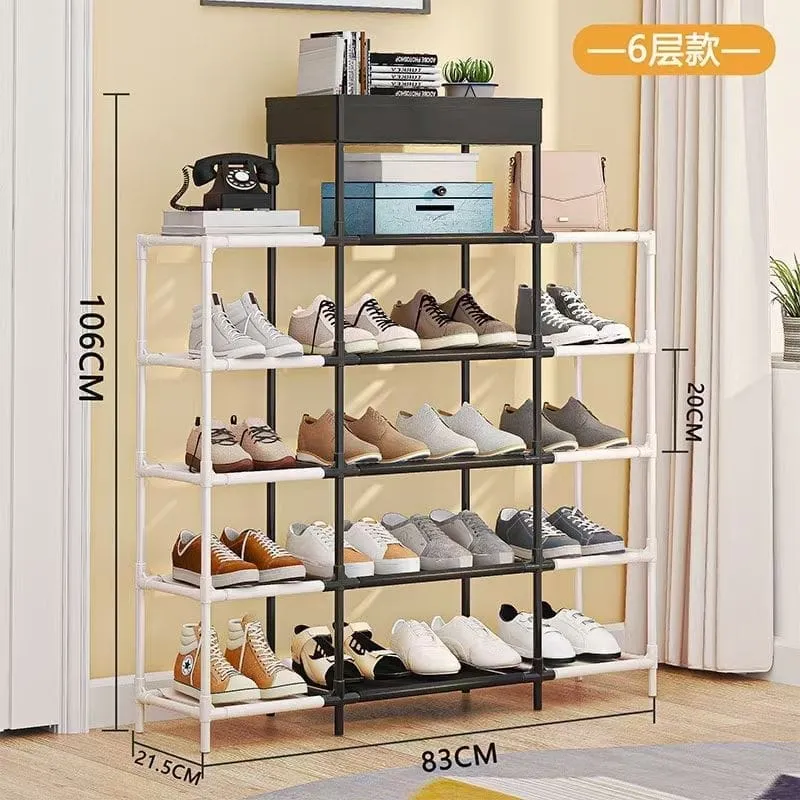 Organize Your Shoes in Style with our Multi Layer Shelf Shoes Rack Metal