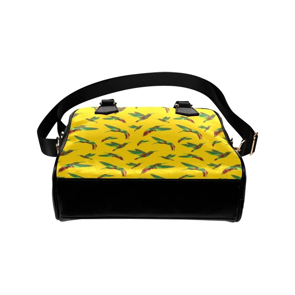 Red Swift Yellow Shoulder Handbag