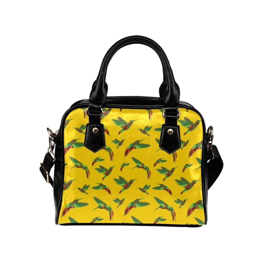 Red Swift Yellow Shoulder Handbag