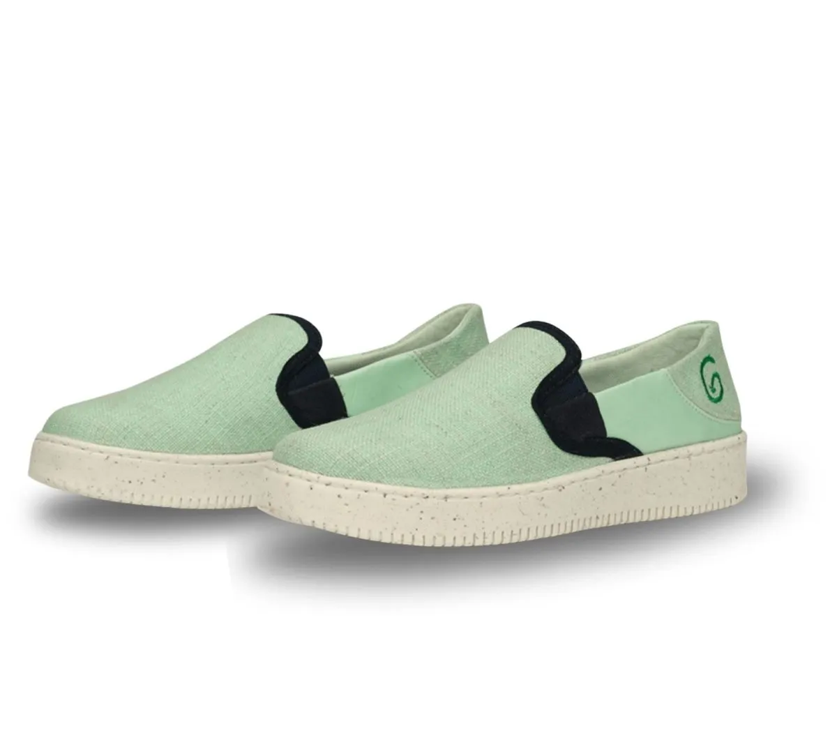 Seafoam Swirl Women's Slip-On Shoes