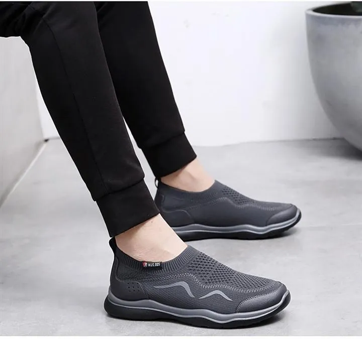 Spring & summer comfortable breathable flying mesh men's shoes fashion versatile casual shoes