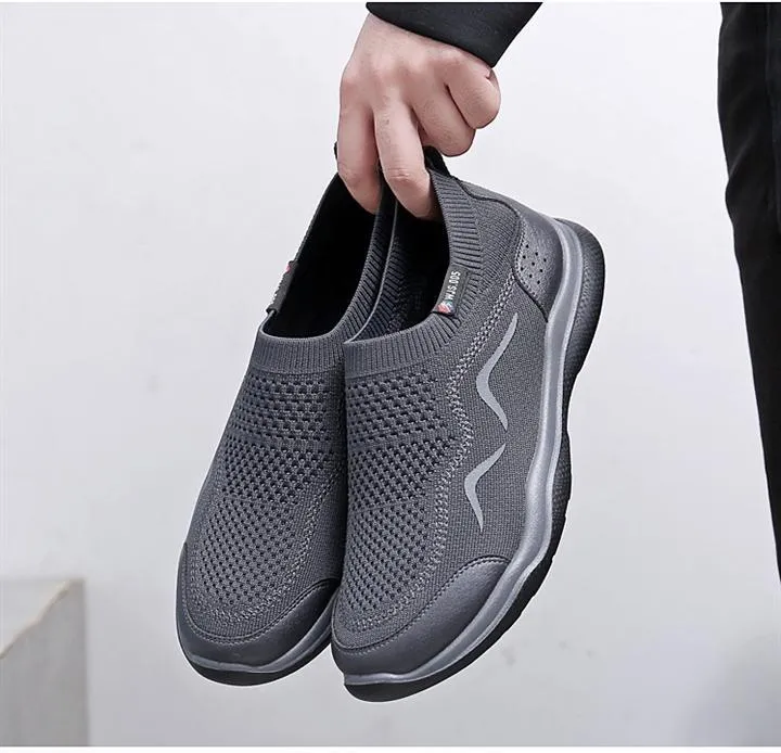 Spring & summer comfortable breathable flying mesh men's shoes fashion versatile casual shoes