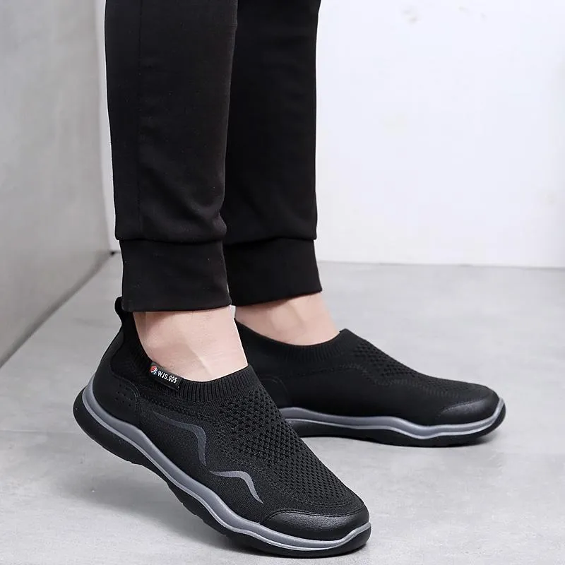 Spring & summer comfortable breathable flying mesh men's shoes fashion versatile casual shoes