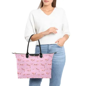 Strawberry Pink Single-Shoulder Lady Handbag