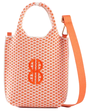 Sutton City Tote - Orange Diamond - Mini