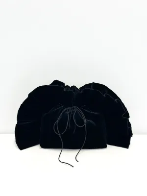 ULI | BAG VELVET BLACK