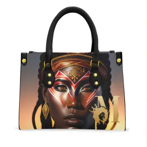 Warrior by Melanin Queen - Women's Tote Bag With Black Handle