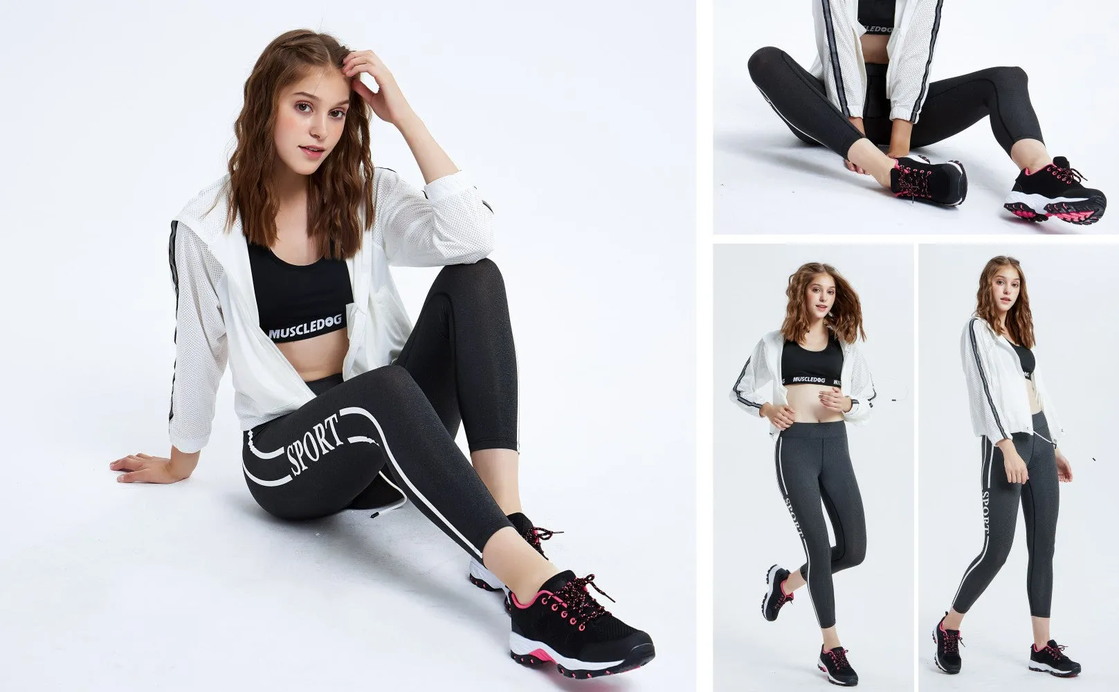 Women Knit Athletic Outdoor Sneakers